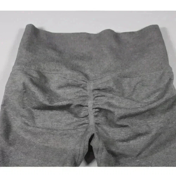 NWOT BUTT LIFT Bicycle Shorts Gray 5.5" Inseam Compression Flattering Women Sz S - Picture 6 of 9